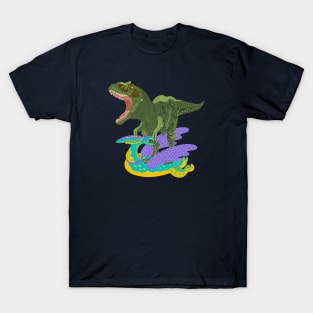 Dino Floaty Junior Swimmer T-Shirt